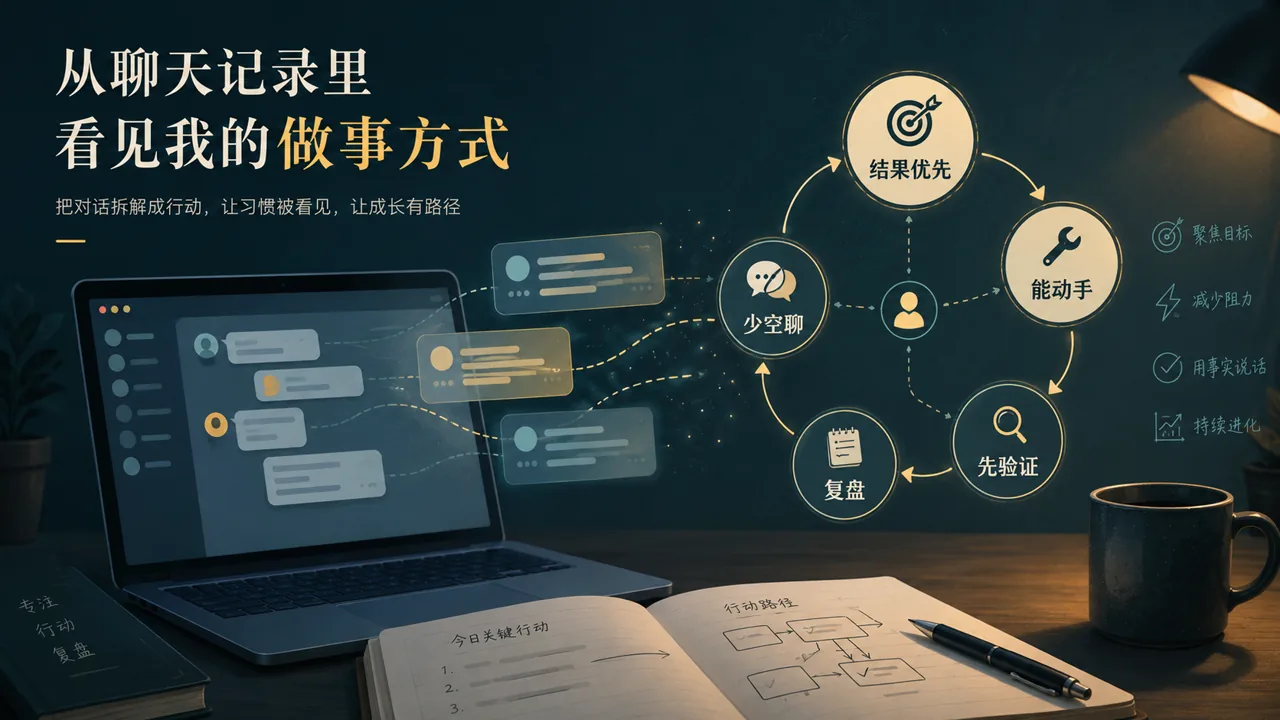 从聊天记录里看见我的做事方式
